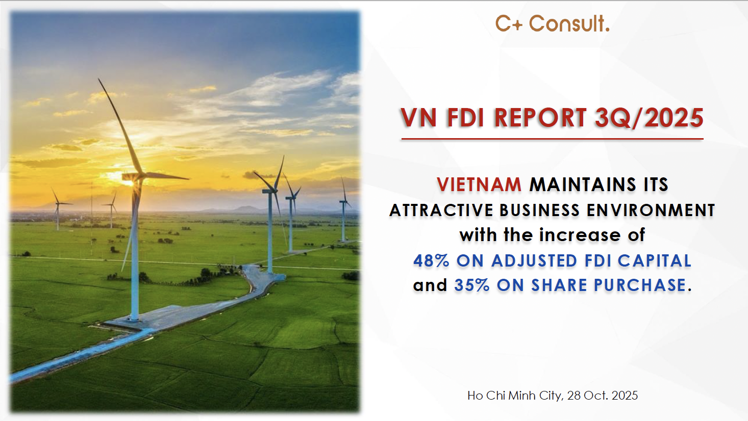 C+ Report on Vietnam FDI 3Q 2025
