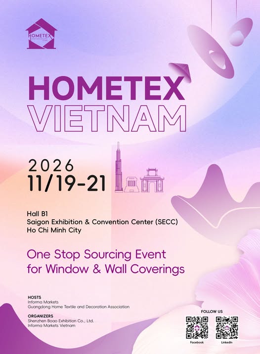 Hometex Vietnam 2026 - One stop sourcing event for Vietnam & world buyers